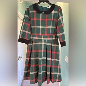 Ivy City Co Noelle Plaid Dress Size Large